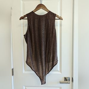 SKIMS Brown glittery bodysuit